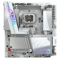 GIGABYTE Z890 AORUS TACHYON ICE Mainboard – Intel Core Ultra (Serie 2) Prozessoren, 18+1+2 Phasen VRM, bis zu 9500 MHz DDR5 (O.C), 1 x PCIe 5.0 + 3 x PCIe 4.0, Wi-Fi 7, 5 GbE LAN, USB 3.2 Gen 2x2