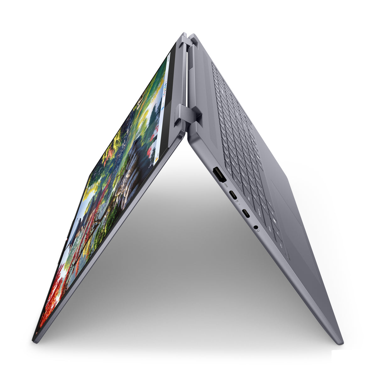 Lenovo IdeaPad 5 2-in-1 16IAL10 Intel Core Ultra 5 225U Hybrid (2-in-1) 40,6 cm (16") Touchscreen WUXGA 16 GB LPDDR5x-SDRAM 1 TB SSD Wi-Fi 7 (802.11be) Windows 11 Home Grau Deutsch
