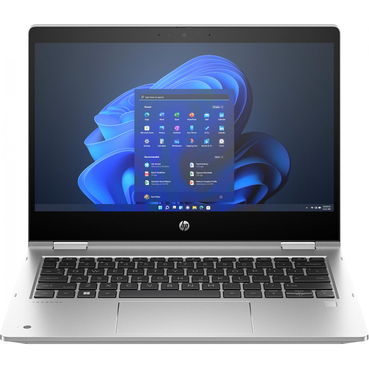 HP Pro x360 435 G10 AMD Ryzen 7 7730U 33.8cm 13.3inch FHD BV Touch 1x16GB 512GB/PCIe NVMe/SSD UMA Wi-Fi 6E BT FPR W11P 3Y War (DE)