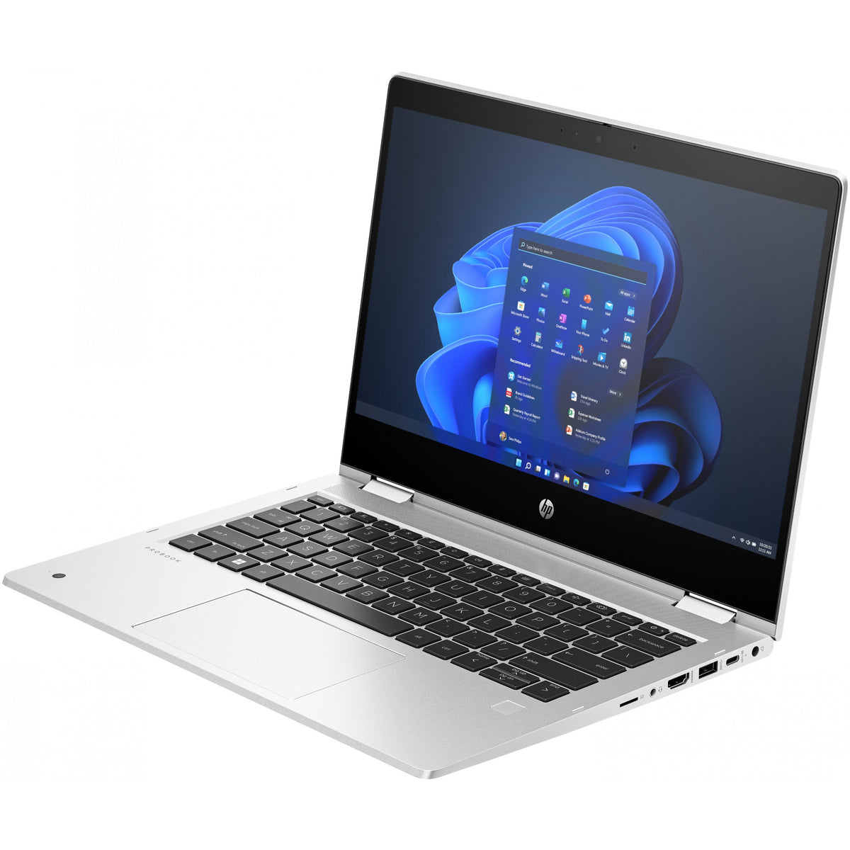 HP Pro x360 435 G10 AMD Ryzen 7 7730U 33.8cm 13.3inch FHD BV Touch 1x16GB 512GB/PCIe NVMe/SSD UMA Wi-Fi 6E BT FPR W11P 3Y War (DE)