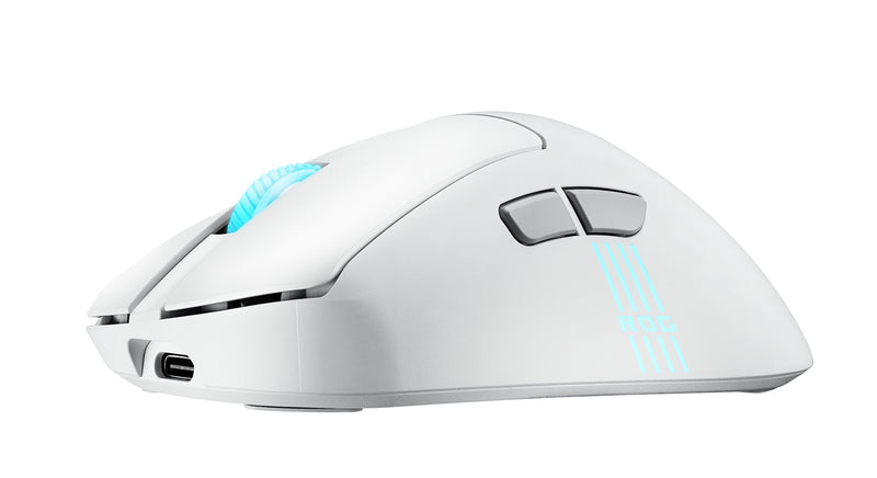 ASUS ROG Keris II Origin WHT Maus Gaming rechts RF Wireless + Bluetooth + USB Type-A Optisch 42000 DPI