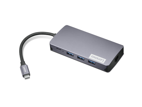 Lenovo GX91M73946 laptop-dockingstation & portreplikator Kabelgebunden USB 3.2 Gen 1 (3.1 Gen 1) Type-C Grau