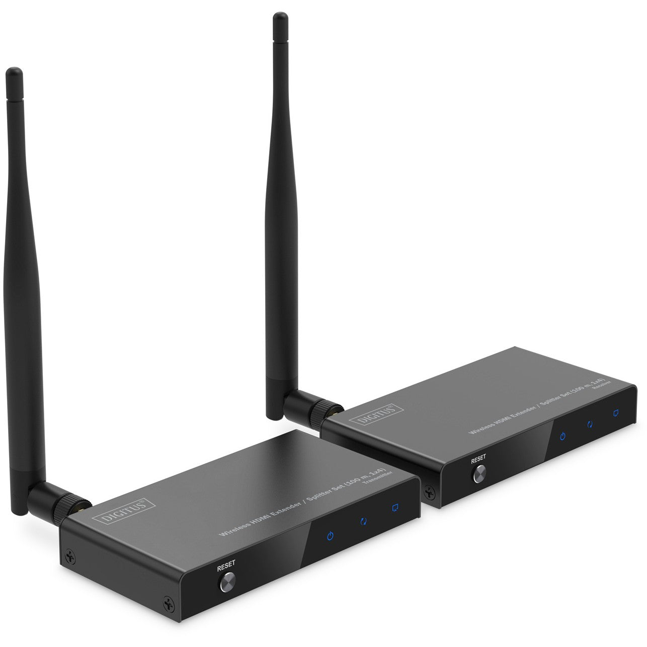 DIGITUS Wireless HDMI Extender/Splitter Set 100m.1x4.Full HD