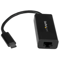 StarTech.com USB-C auf Gigabit-Ethernet-Adapter - Schwarz - USB 3.0 auf RJ45 LAN-Netzwerkadapter - USB-Typ-C auf Ethernet