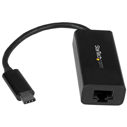 StarTech.com USB-C auf Gigabit-Ethernet-Adapter - Schwarz - USB 3.0 auf RJ45 LAN-Netzwerkadapter - USB-Typ-C auf Ethernet
