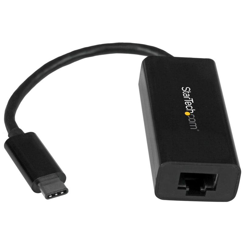 StarTech.com USB-C auf Gigabit-Ethernet-Adapter - Schwarz - USB 3.0 auf RJ45 LAN-Netzwerkadapter - USB-Typ-C auf Ethernet