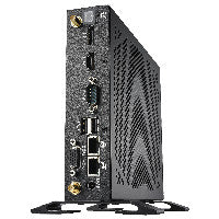Shuttle Barebone XPC slim DS50U Intel Celeron 7305 2xSODIMM DDR5 2xM.2 1xSATA 1xHDMI 1xDP 1xVGA Black – Ansicht 4