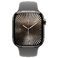 Apple APPLE Watch Series 10 GPS + Cellular 42mm Natural Titanium Case with Stone Grey Sport Band - S/M – Ansicht 2