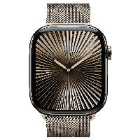Apple APPLE Watch Series 10 GPS + Cellular 46mm Natural Titanium Case with Natural Milanese Loop - M/L – Ansicht 2