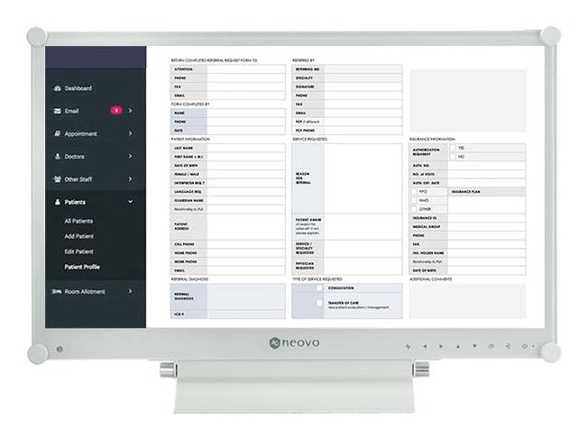 AG Neovo MX-2402 Computerbildschirm 60,5 cm (23.8") 1920 x 1080 Pixel Full HD LCD Weiß