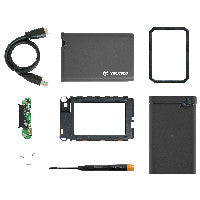 TRANSCEND StoreJet 25CK3 SSD/HDD 0GB extern 6,4cm 2,5Zoll SATA 6GB/s Upgrade Kit Leergehäuse