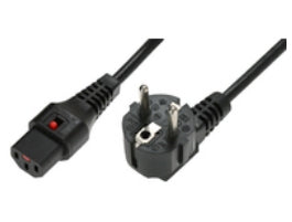 Microconnect EL249S Stromkabel Schwarz 1 m C13-Koppler
