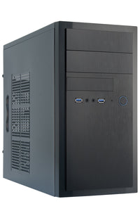 Chieftec HT-01B-OP Computer-Gehäuse Mini Tower Schwarz
