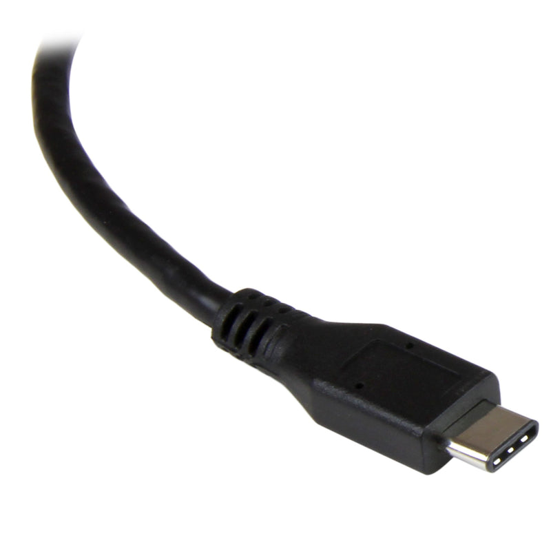 StarTech.com USB-C auf Gigabit Netzwerkadapter mit extra USB Anschluss - Schwarz