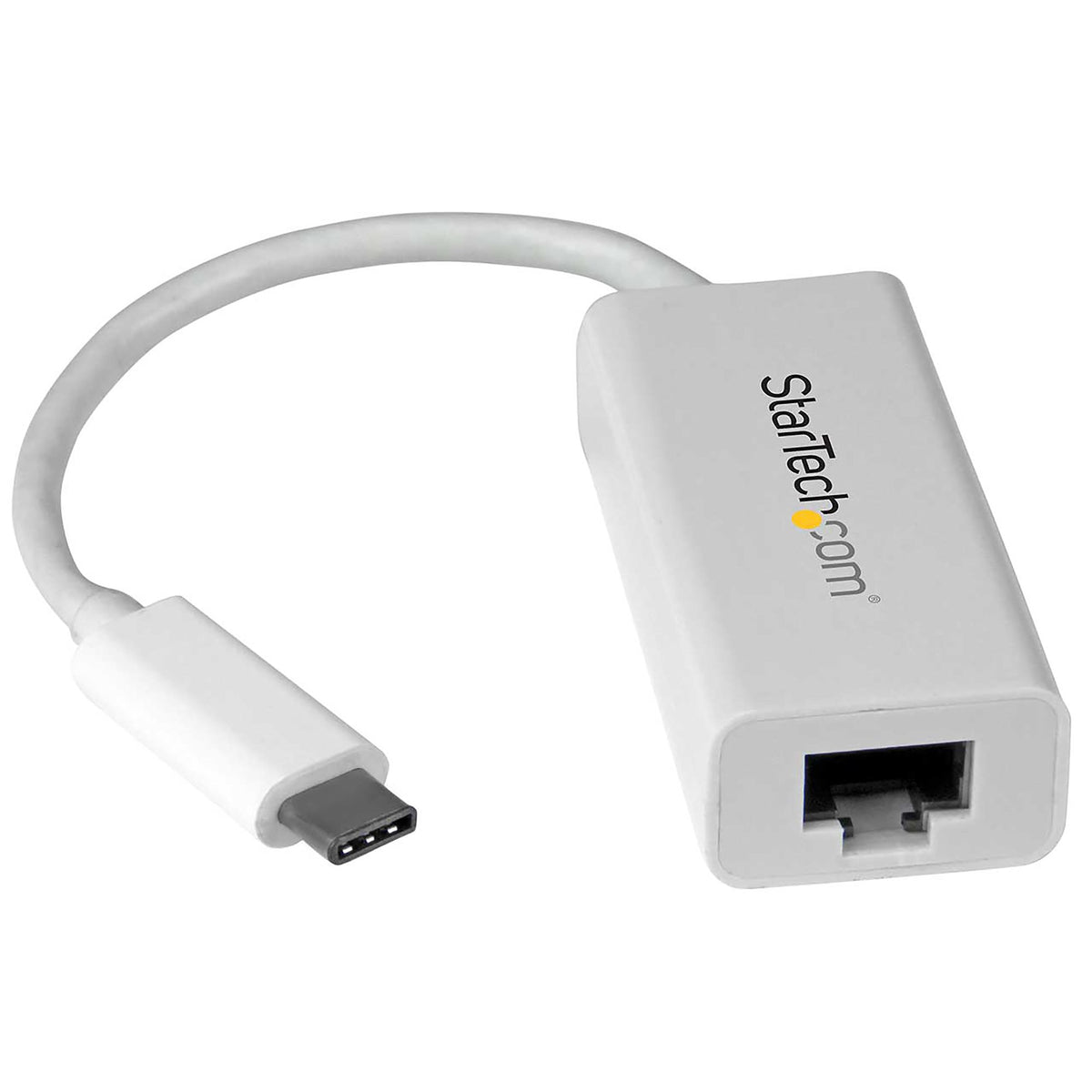 StarTech.com USB-C auf Gigabit-Ethernet-Adapter - Weiß - USB 3.0 auf RJ45 LAN-Netzwerkadapter - USB-Typ-C auf Ethernet