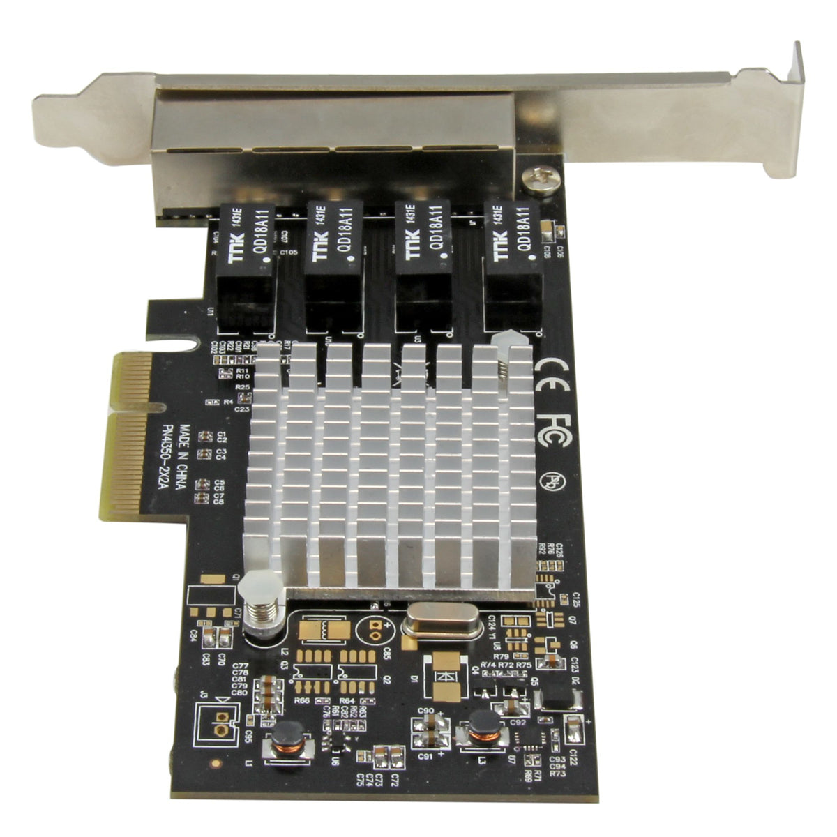 StarTech.com 4 Port PCI Express Gigabit Ethernet Netzwerkkarte - Intel I350 NIC