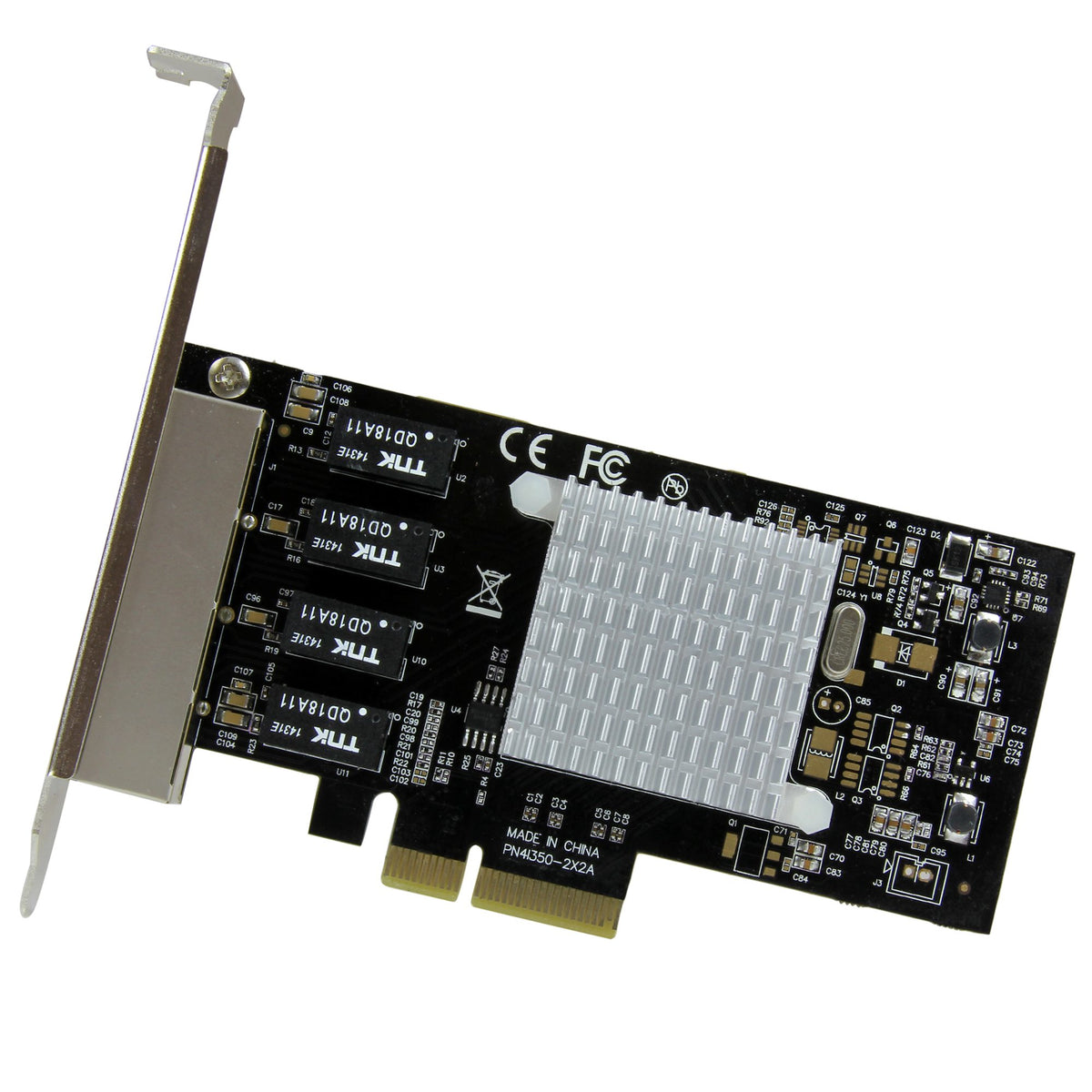 StarTech.com 4 Port PCI Express Gigabit Ethernet Netzwerkkarte - Intel I350 NIC
