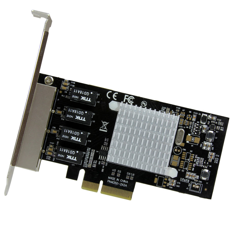 StarTech.com 4 Port PCI Express Gigabit Ethernet Netzwerkkarte - Intel I350 NIC