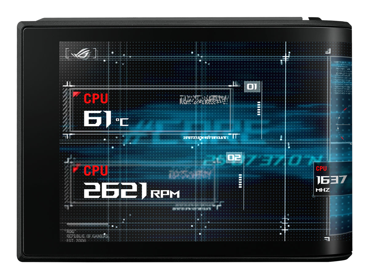 ASUS ROG Ryuo IV SLC 360 ARGB Prozessor All-in-One-Flüssigkeitskühler 12 cm Schwarz