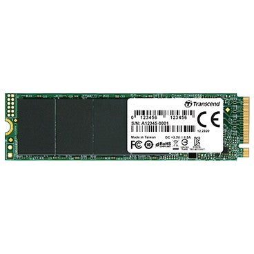 TRANSCEND 112S 512GB PCIe Gen3x4 M.2 2280 M-Key 3D TLC DRAM-less