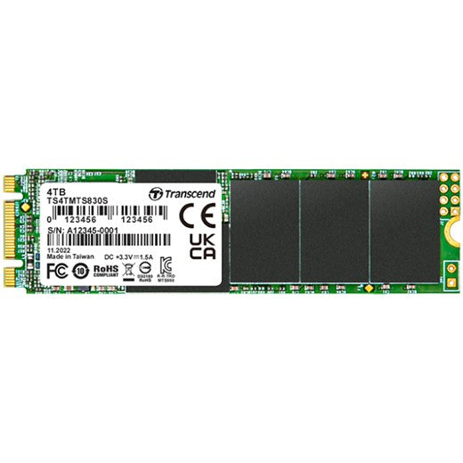 TRANSCEND 4TB M.2 2280 SSD SATA3 B+M Key TLC