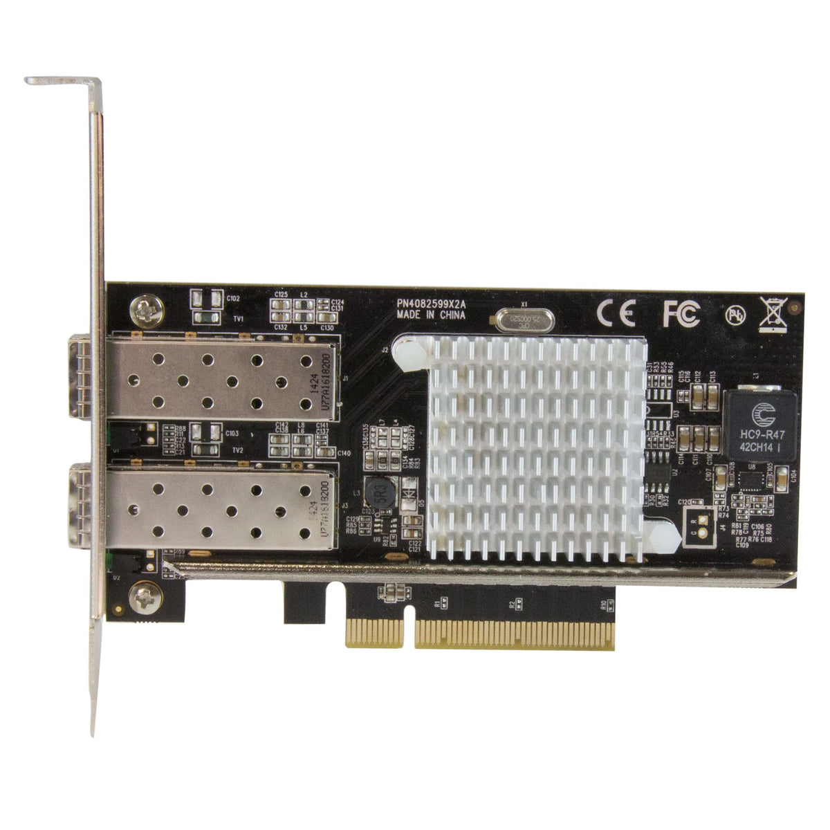 StarTech.com 2 Port 10G LWL Netzwerkkarte mit offenem SFP+ - PCIe, Intel Chip