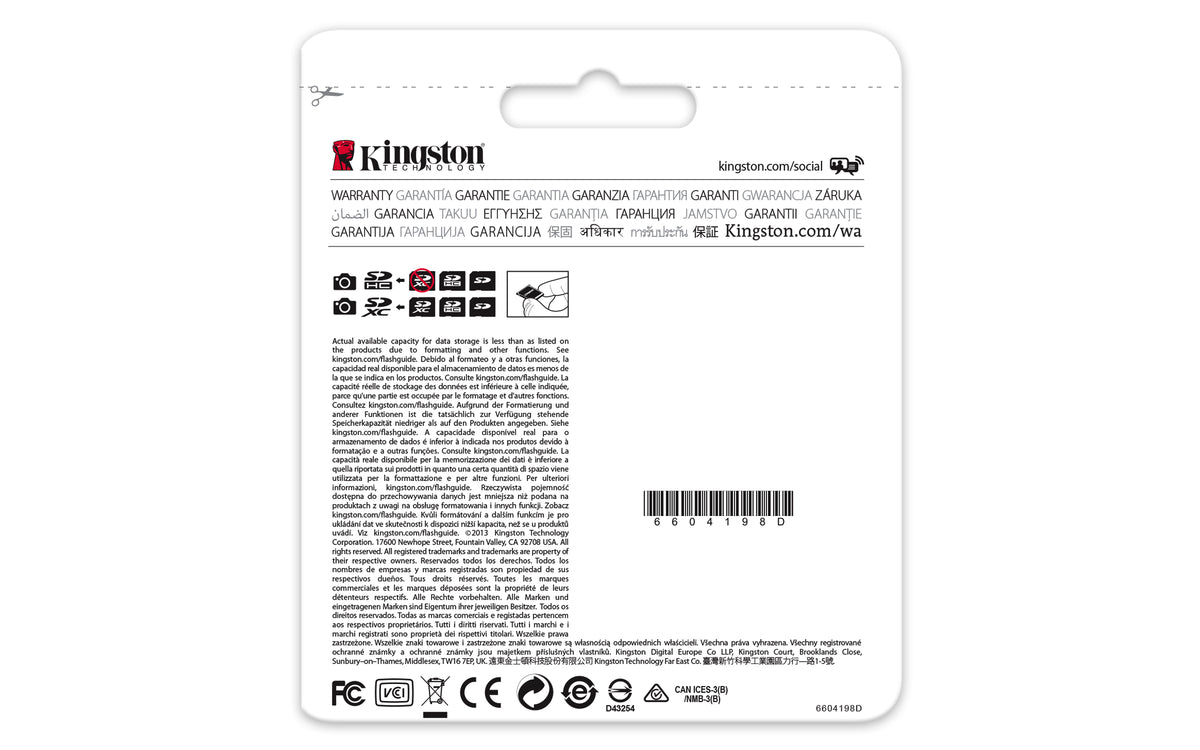 Kingston Technology Class 10 UHS-I SDXC 64GB Klasse 10