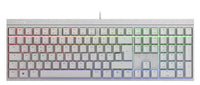 CHERRY MX 2.0S Tastatur Gaming USB QWERTZ Deutsch Weiß