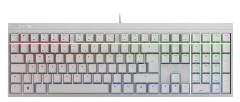 Clavier gaming CHERRY MX 2.0S USB QWERTZ allemand blanc