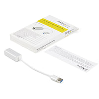 StarTech.com USB 3.0 auf Gigabit Netzwerkadapter - Silber