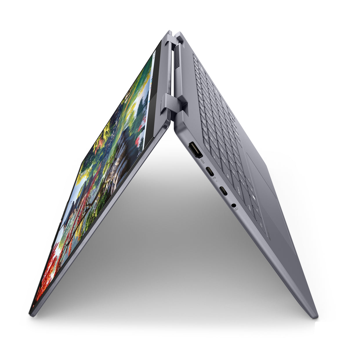 Lenovo IdeaPad 5 2-in-1 14IAL10 Intel Core Ultra 5 225H Hybrid (2-in-1) 35,6 cm (14") Touchscreen WUXGA 16 GB LPDDR5x-SDRAM 512 GB SSD Wi-Fi 7 (802.11be) Windows 11 Home Deutsch Grau