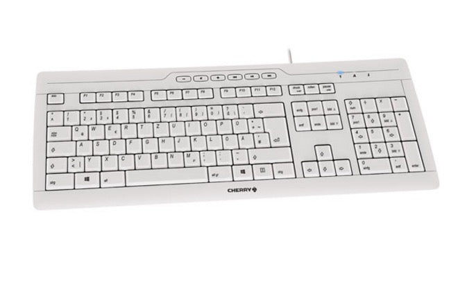 CHERRY STREAM 3.0 Tastatur Büro USB Schweiz Grau