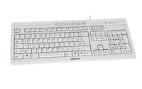 CHERRY STREAM 3.0 Tastatur Büro USB Schweiz Grau