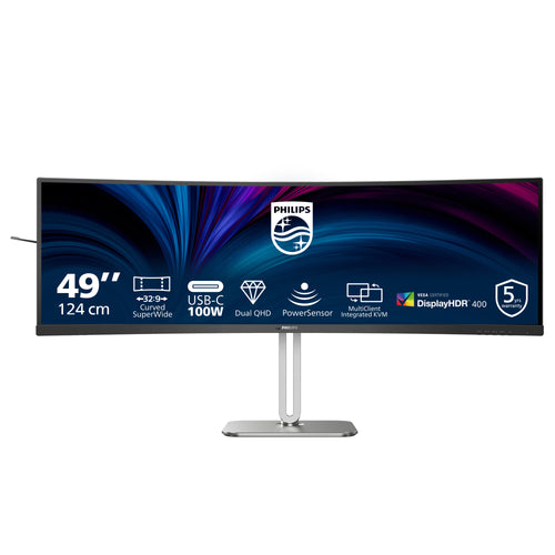 Philips 5000 series 49B2U5900C/00 Computerbildschirm 124 cm (48.8") 5120 x 1440 Pixel Dual QHD LCD Schwarz