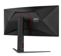 AOC G4 CU34G4/69 Computerbildschirm 86,4 cm (34") 3440 x 1440 Pixel Schwarz, Rot