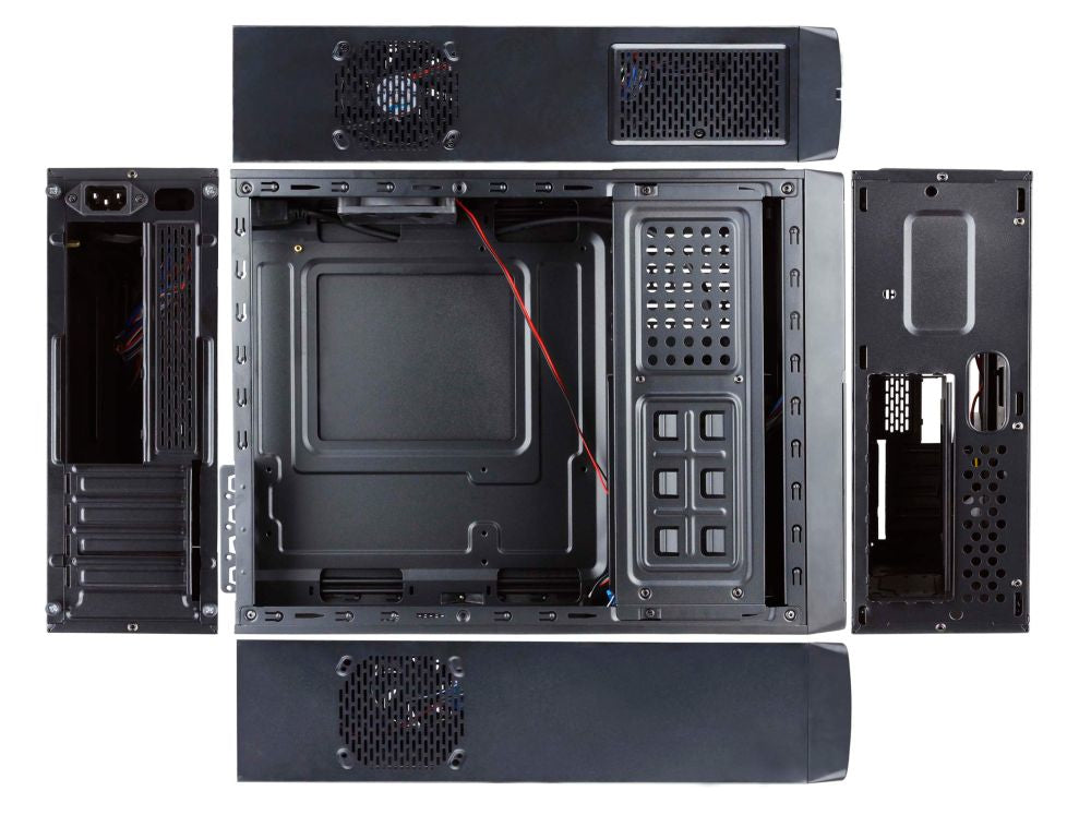 Chieftec UE-02B Computer-Gehäuse Mini Tower Schwarz 250 W