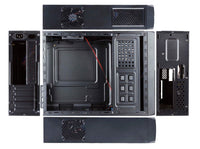 Chieftec UE-02B Computer-Gehäuse Mini Tower Schwarz 250 W