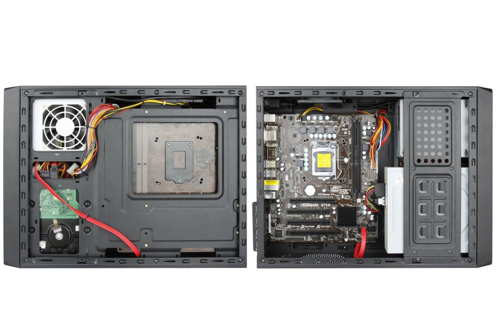 Chieftec UE-02B Computer-Gehäuse Mini Tower Schwarz 250 W