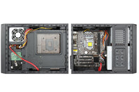 Chieftec UE-02B Computer-Gehäuse Mini Tower Schwarz 250 W