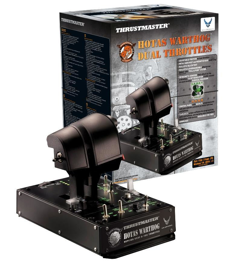 Thrustmaster HOTAS Warthog Dual Throttles Schwarz USB Flugsimulation PC