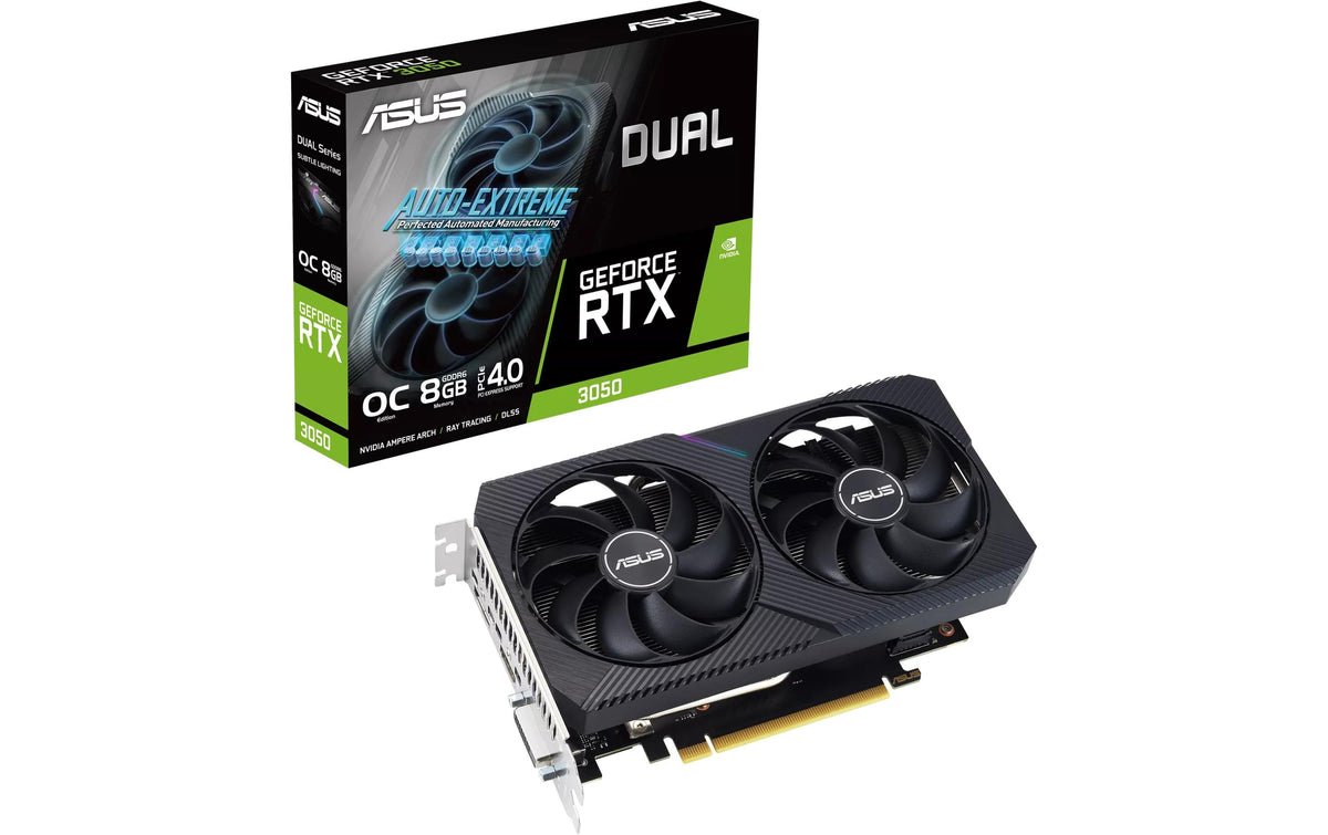 Asus DUAL OC V2 GeForce RTX 3050 8GB GDDR6 Black