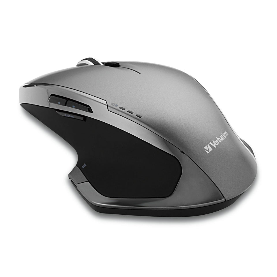 Souris sans fil Verbatim avec LED bleue et 8 boutons