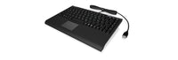KeySonic ACK-540U+ (US) Mini-Tastatur, SoftSkin, Smart-Touchpad, USB, schwarz