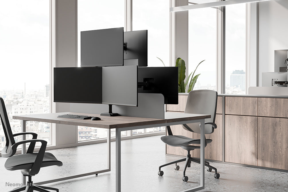 Neomounts DS60-600BL2-1 Monitorarm für drei Bildschirme 10-32"
