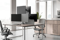 Neomounts DS60-600BL2-1 Monitorarm für drei Bildschirme 10-32"