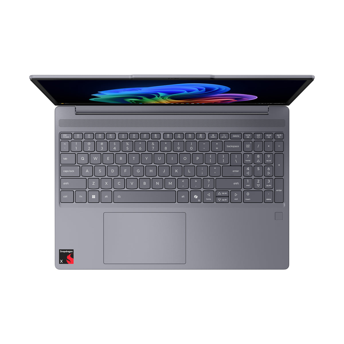 Lenovo IdeaPad Slim 3 15Q8X10 Copilot+ PC Snapdragon X1-26-100 Laptop 38,4 cm (15.1") WQXGA 24 GB LPDDR5x-SDRAM 1 TB SSD Wi-Fi 7 (802.11be) Windows 11 Home Deutsch Grau