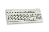 CHERRY G80-3000 Schwarze SWITCH Kabelgebundene Tastatur, Hell Grau, USB/PS2 (QWERTZ - DE)