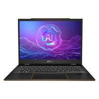 MSI Summit 13 AI+ Evo A2VMTG-007 Intel Core Ultra 7 258V Hybrid (2-in-1) 33,8 cm (13.3") Touchscreen Full HD+ 32 GB LPDDR5x-SDRAM 1 TB SSD Wi-Fi 7 (802.11be) Windows 11 Pro Grau