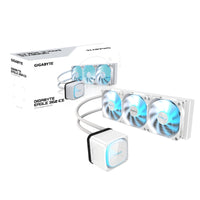 GIGABYTE EAGLE 360 ICE Flüssig-CPU-Kühler - 3x120mm ARGB-Lüfter, Vollfarb-LCD, DAISY-CHAIN, Kompatibel mit Intel LGA 1851 und AMD AM5