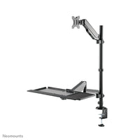 Neomounts DS90-325BL1 Sitz-Steh-Arbeitsplatz Tischmontage 17-32" - Gasfeder